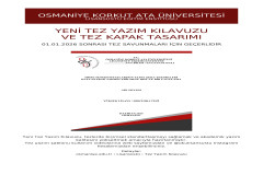 Tez Yazım Kılavuzu