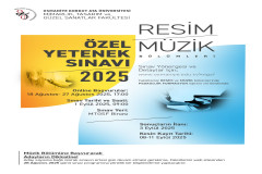 2025 Yılı Müzik Bölümü Özel Yetenek Sınavı Duyurusu