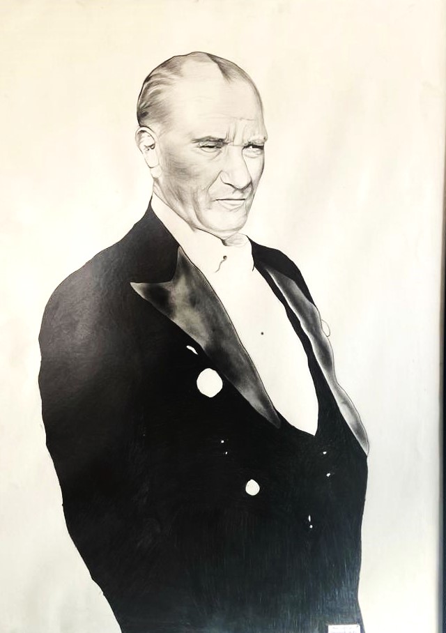 Resim Bölümü '10 Kasım Atatürk'ü Anma Günü' Kapsamında Çevrimiçi Sergi Düzenledi