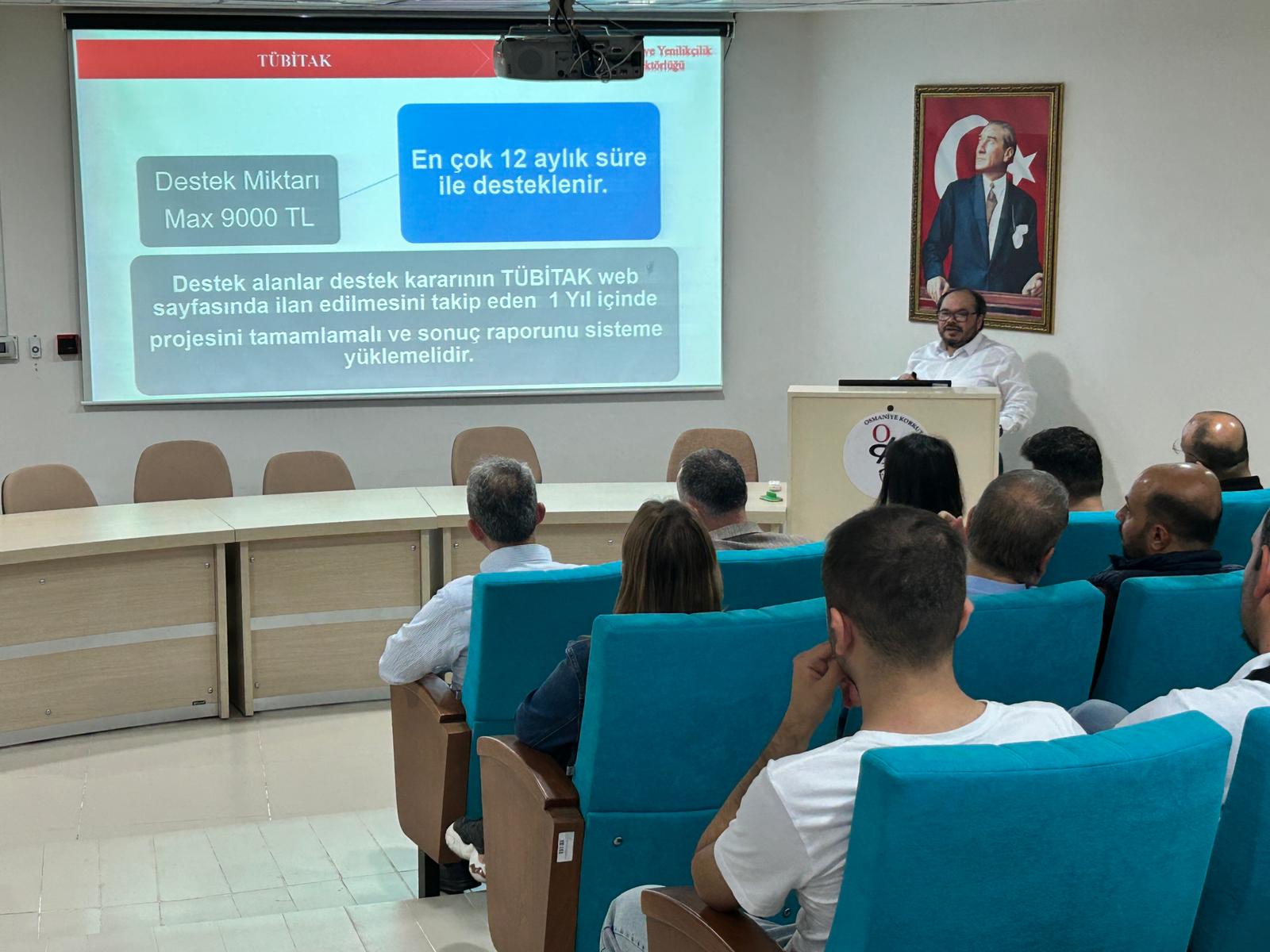 Fakültemizde 'TÜBİTAK 2209 Eğitimi' verildi