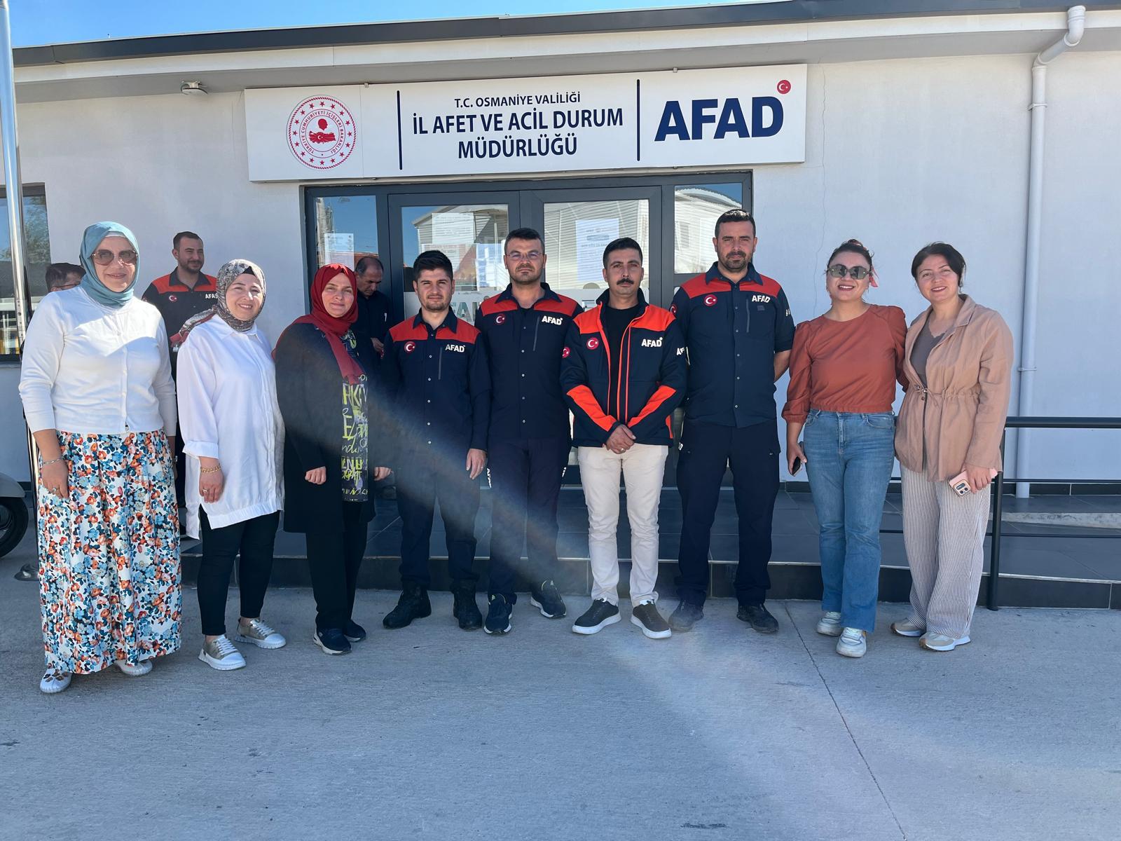 Fakültemiz Personeli Osmaniye Valiliği İl AFAD Müdürlüğünün Eğitimine Katılmıştır