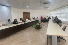 Fakültemiz Dekanı Prof. Dr. Ertaç Hürdoğan Bölüm Başkanlarımız ve Fakültemiz Kalite Komisyonu Üyeleri ile Akreditasyon Süreci ile ilgili Toplantı Gerçeklestirdi