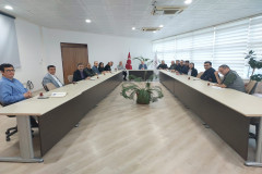 Dekanımız Prof. Dr. Ertaç HÜRDOĞAN, Dekan Yardımcılarımız ve Bölüm Başkanlarımız ile Fakülte Kurulu Yapıldı