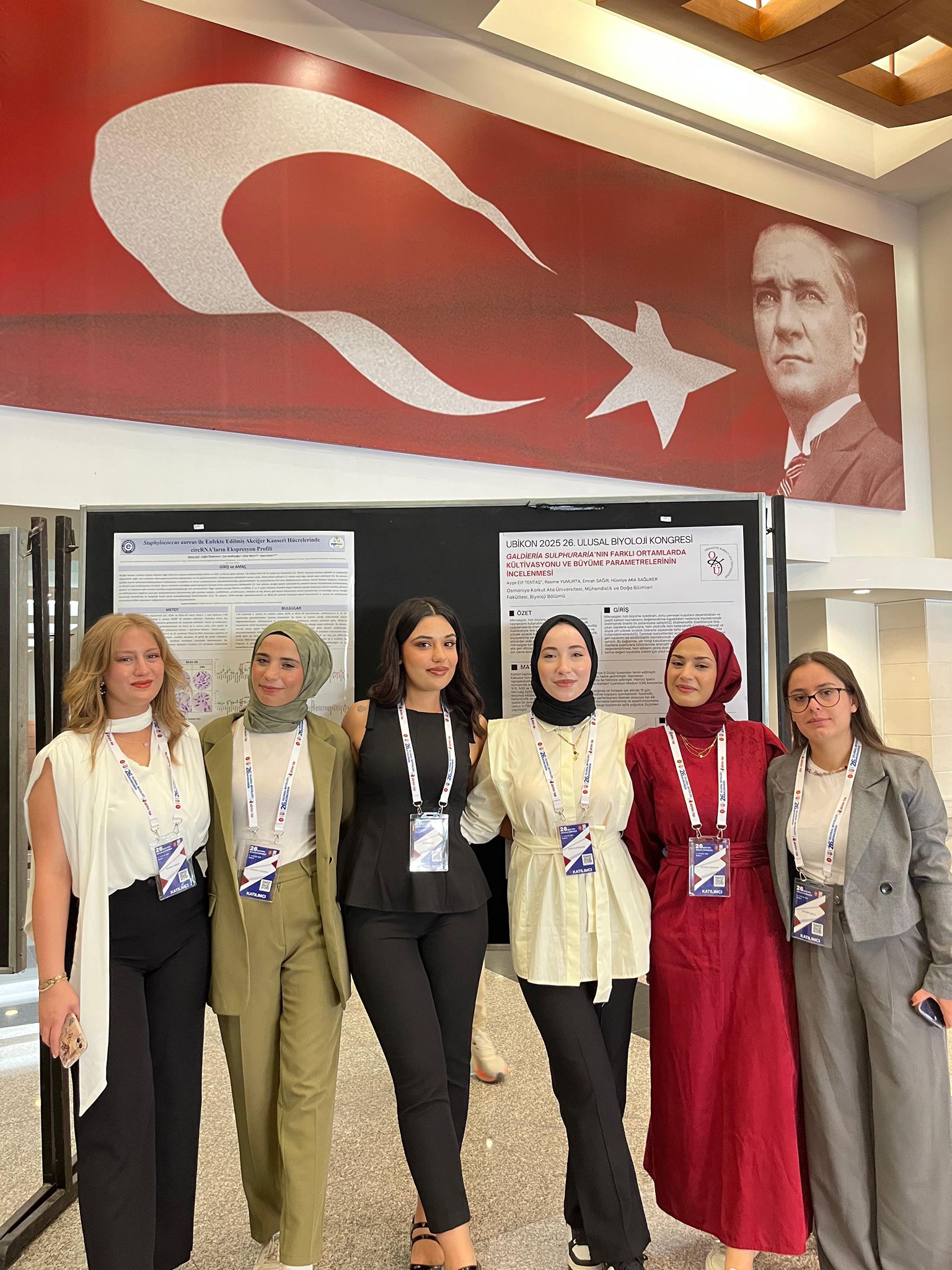 Biyoloji Bölümü Öğrencilerimiz 26. Ulusal Biyoloji Kongresi’ne Katıldı