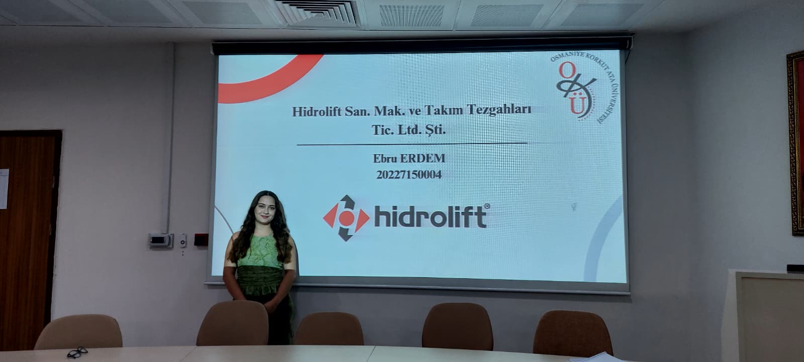 Bölümümüz Öğrencileri Staj Sunumlarını Gerçekleştirdi