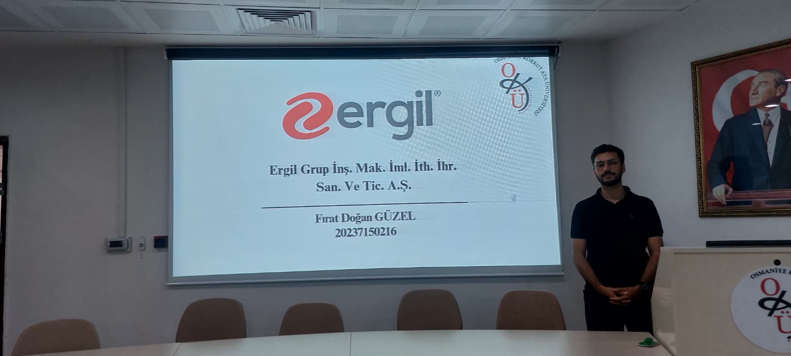 Bölümümüz Öğrencileri Staj Sunumlarını Gerçekleştirdi