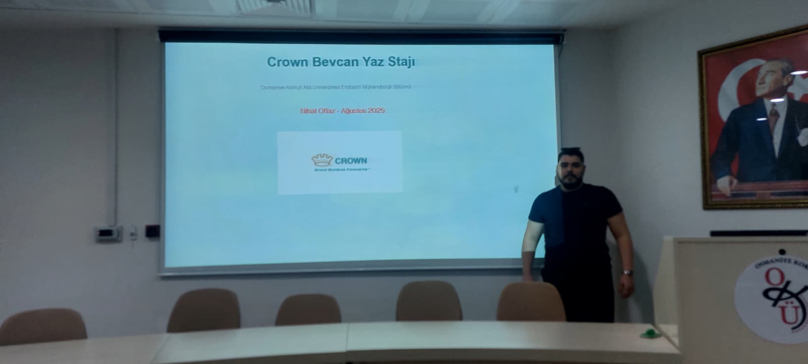 Bölümümüz Öğrencileri Staj Sunumlarını Gerçekleştirdi