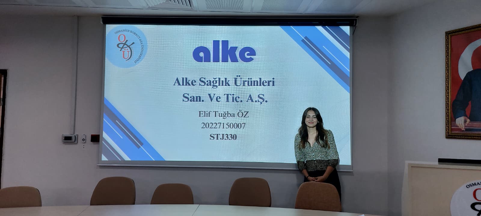Bölümümüz Öğrencileri Staj Sunumlarını Gerçekleştirdi