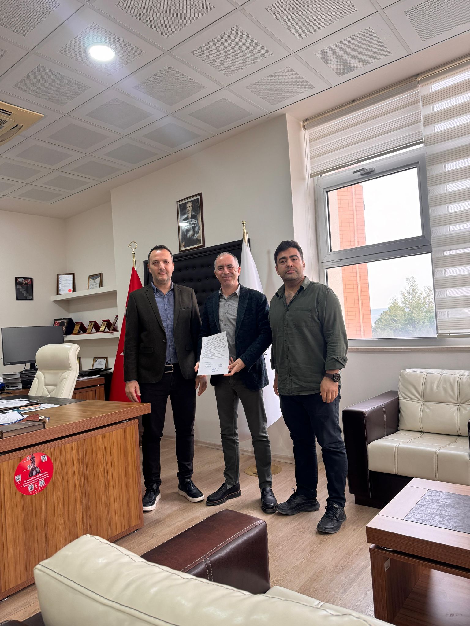 İnşaat Mühendisliği Bölümümüz ve Endüstri Mühendisliği Arasında Yan Dal ve Çift Anadal Protokolü İmzalandı.