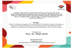Öğretim Üyemizin Projesine TÜBİTAK Desteği