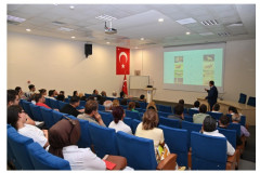 Üniversitemizde “Türkiye-İsrail Geriliminde Arkeoteolojik Kaynaklar ve Armageddon/Melhame-i Kübra Savaşı” Konferansı Gerçekleştirildi Üniversitemizde “Türkiye-İsrail Geriliminde Arkeoteolojik Kaynaklar ve Armageddon/Melhame-i Kübra Savaşı” Konferansı Gerçekleştirildi