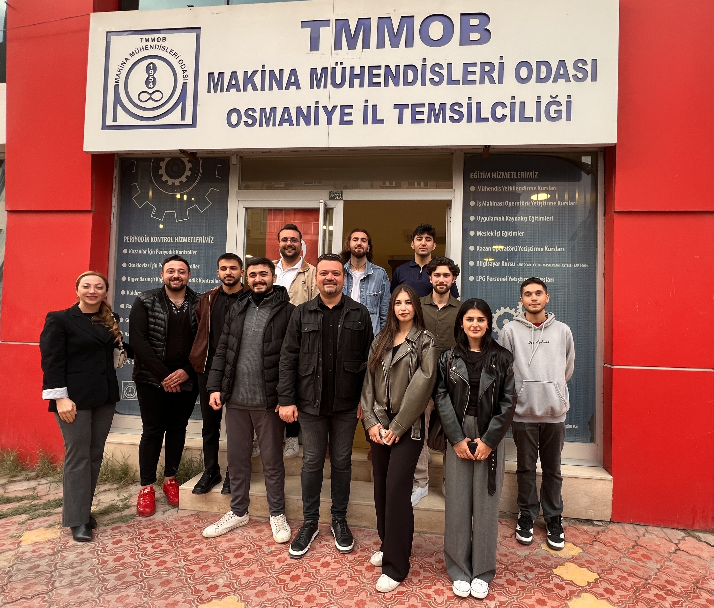 MAKademi-OKÜ Makine Mühendisleri Öğrencileri TMMOB Osmaniye Makine Mühendisleri Odasında Ağırlandı.