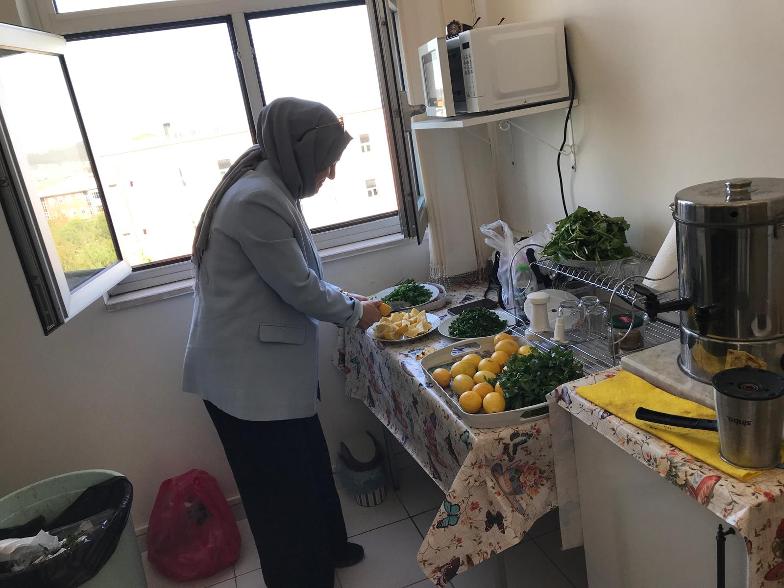 Bölümümüzde Çiğ Köfte Etkinliği Düzenlendi