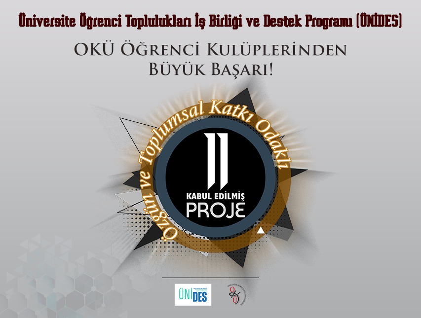 ÜNİDES 5. Döneminde Üniversitemizden 11 Proje Destek Almaya Hak Kazandı
