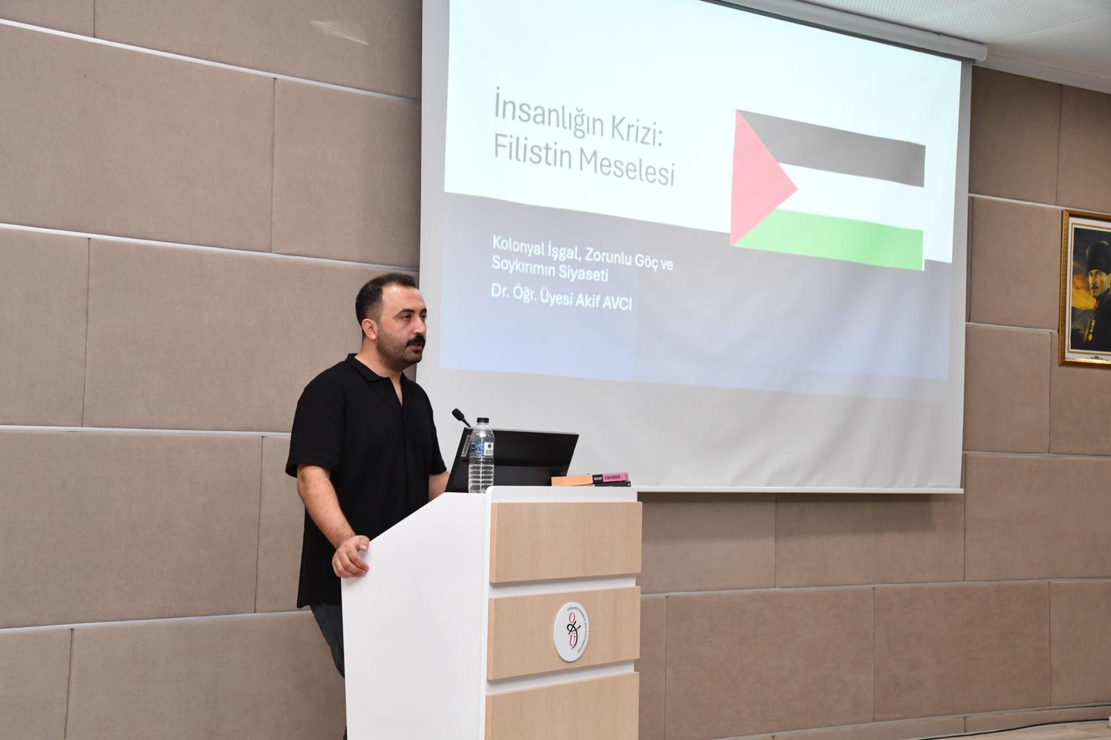 İlk Dersimiz Filistin: İnsanlığın Krizi Üniversitemizde Konuşuldu