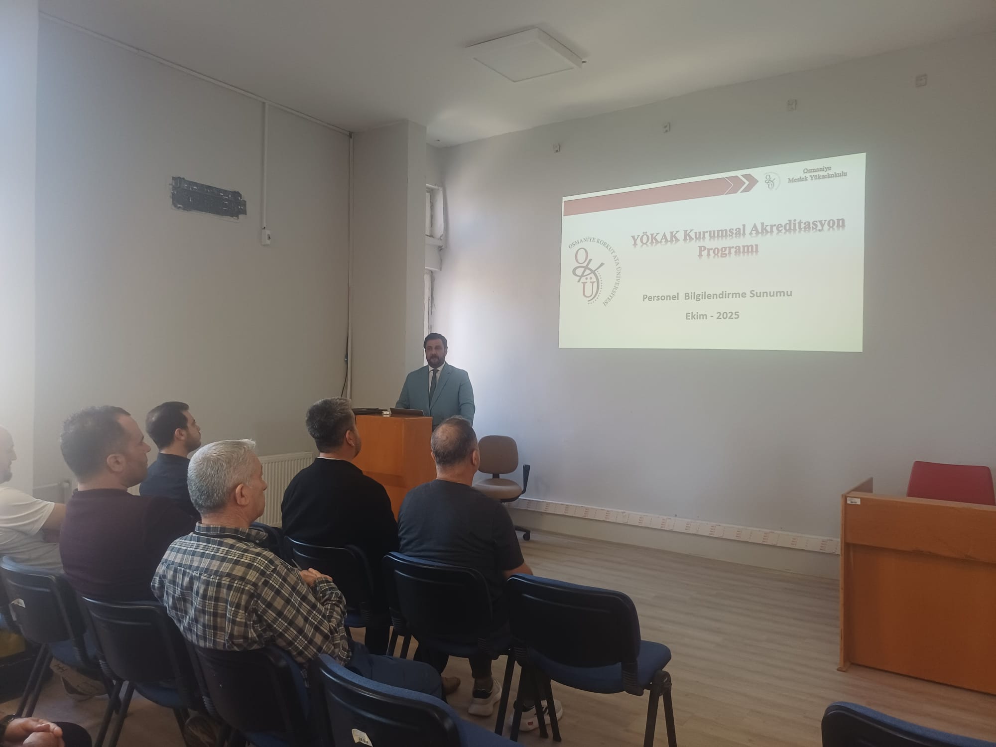 Meslek Yüksekokulunda Akreditasyon Süreci Bilgilendirme Toplantıları Gerçekleştirildi