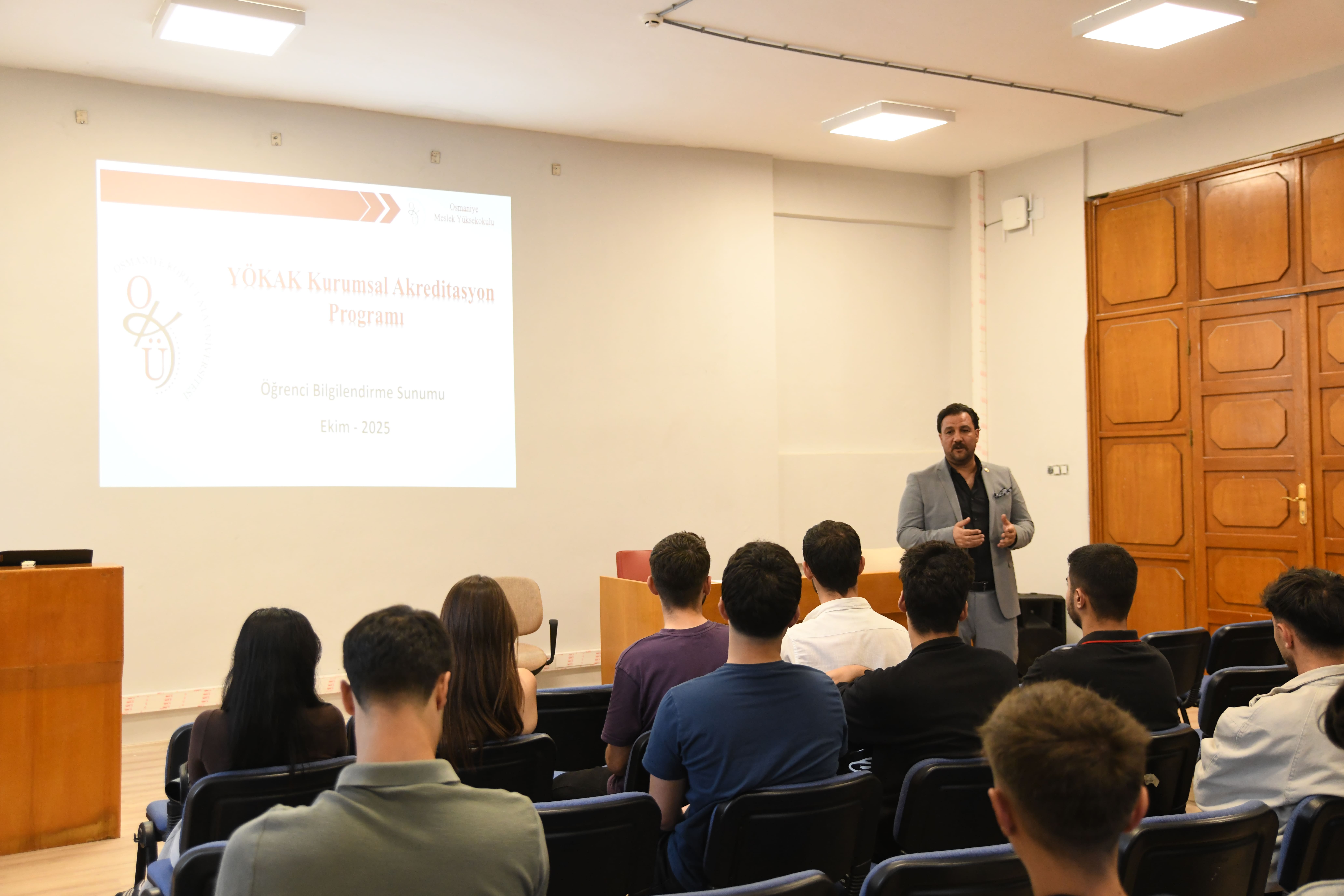 Kurumsal Akreditasyon Programı Bilgilendirmesi Gerçekleştirildi