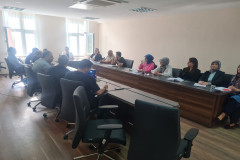 Sağlık Hizmetleri Meslek Yüksekokulu Güz Dönemi Uluslararası ve Ulusal Hareketlilik Bilgilendirme toplantısı ve Deneyim paylaşımı Akreditasyon takvimi kapsamında  akademik ve idari personelin katılımıyla gerçekleşti.