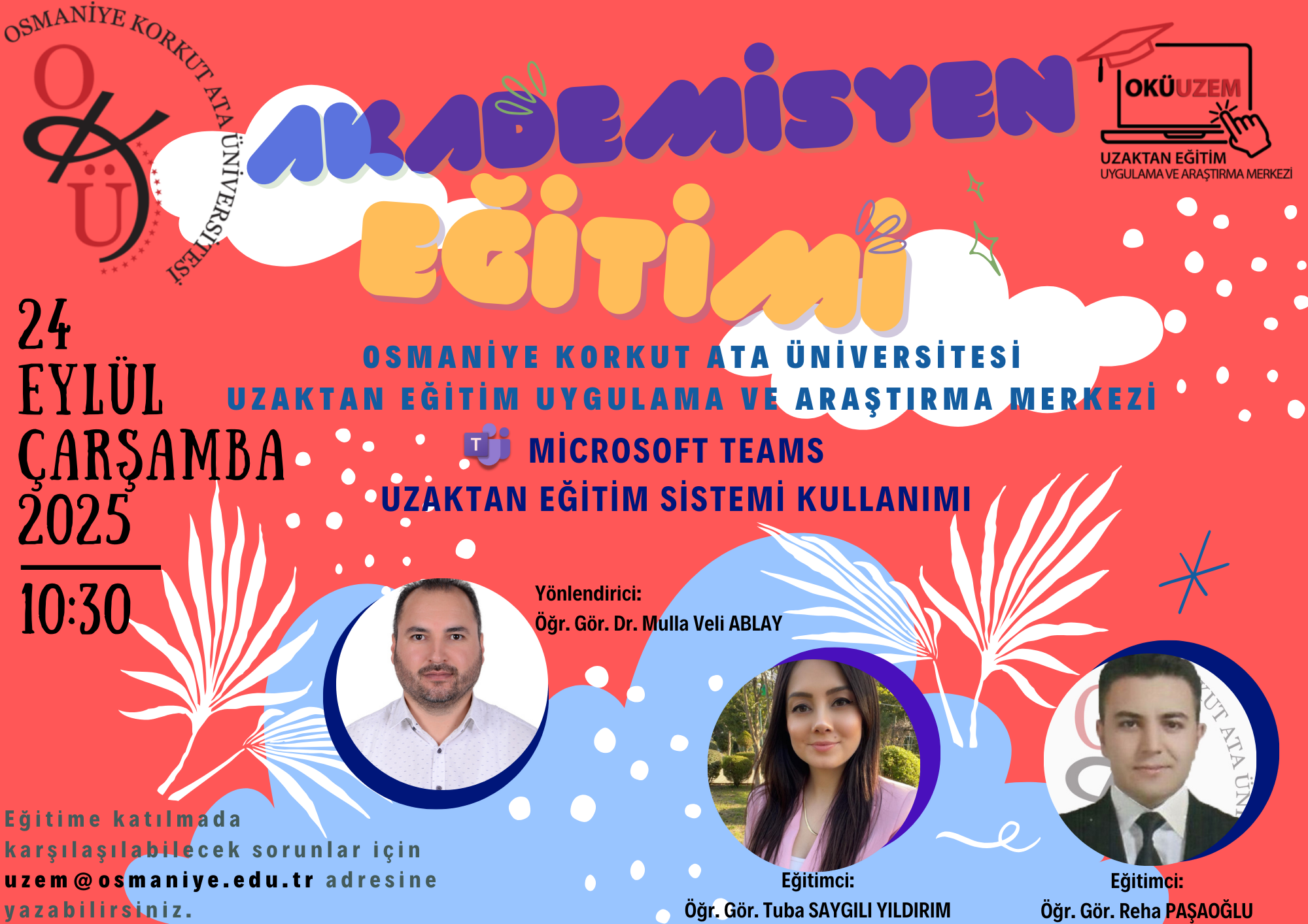 2025-2026 Güz Dönemi Microsoft Teams Uzaktan Eğitim Sistemi Akademisyen Eğitimi