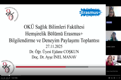 Hemşirelik Bölümü Erasmus Bilgilendirme Toplantısı