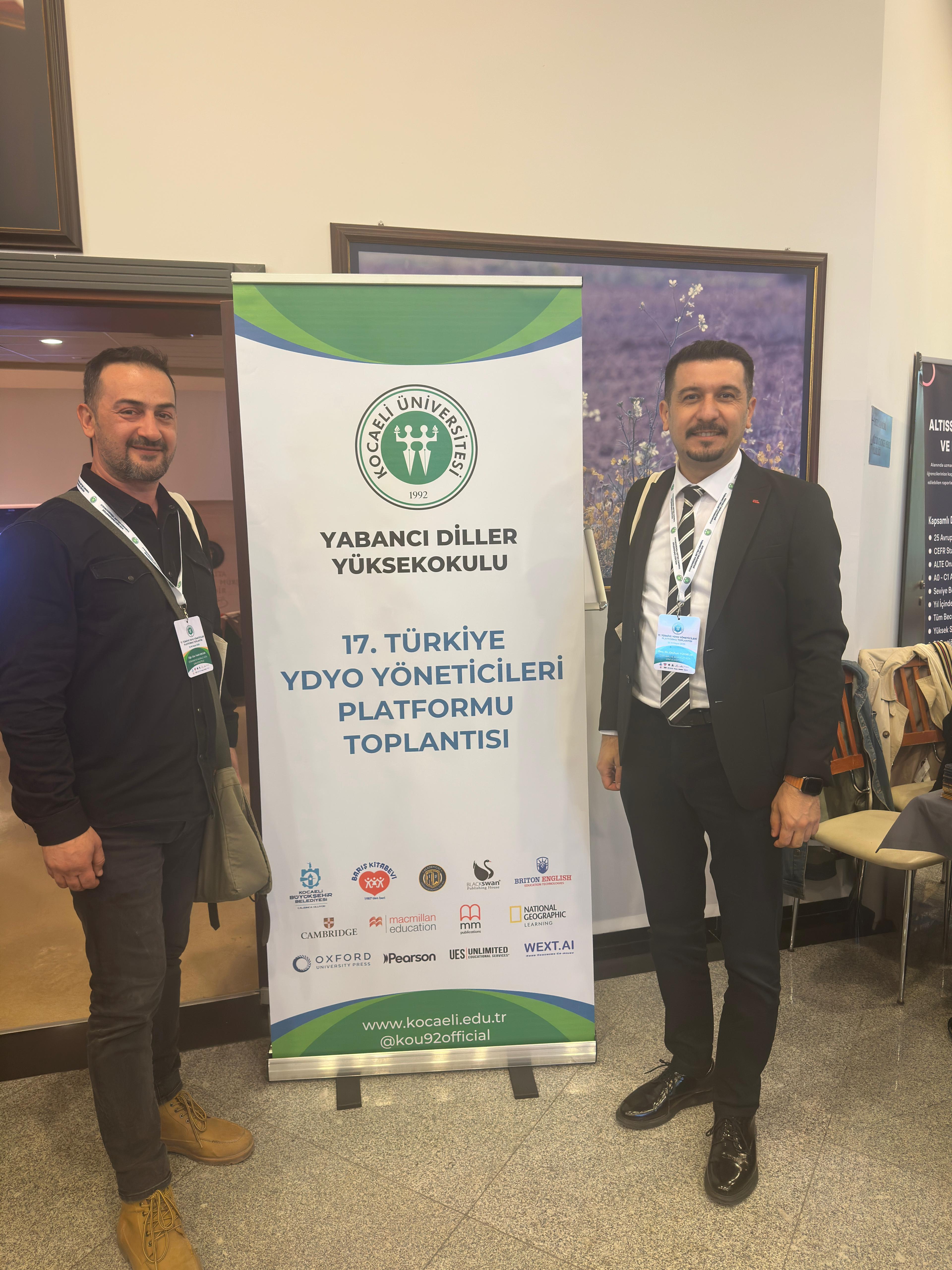 Müdür ve Müdür Yardımcımız 17. YDYO Yöneticileri Toplantısına Katıldı
